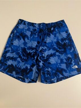 The North Face Men’s Blue Camo Swim Trunks